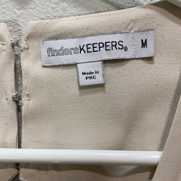 Revolve finders keepers broken heart‎ dress in beige - Picture 4 of 10